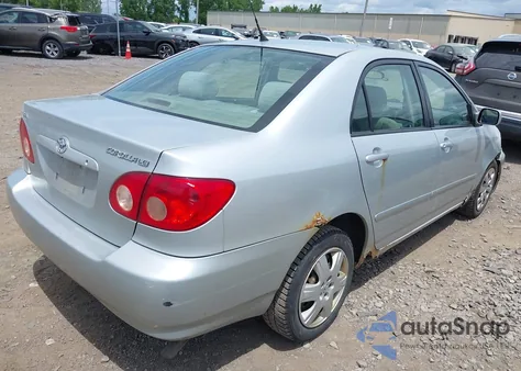 2006 Toyota Corolla Le из США, поврежденный, VIN 2T1BR30E36C633232